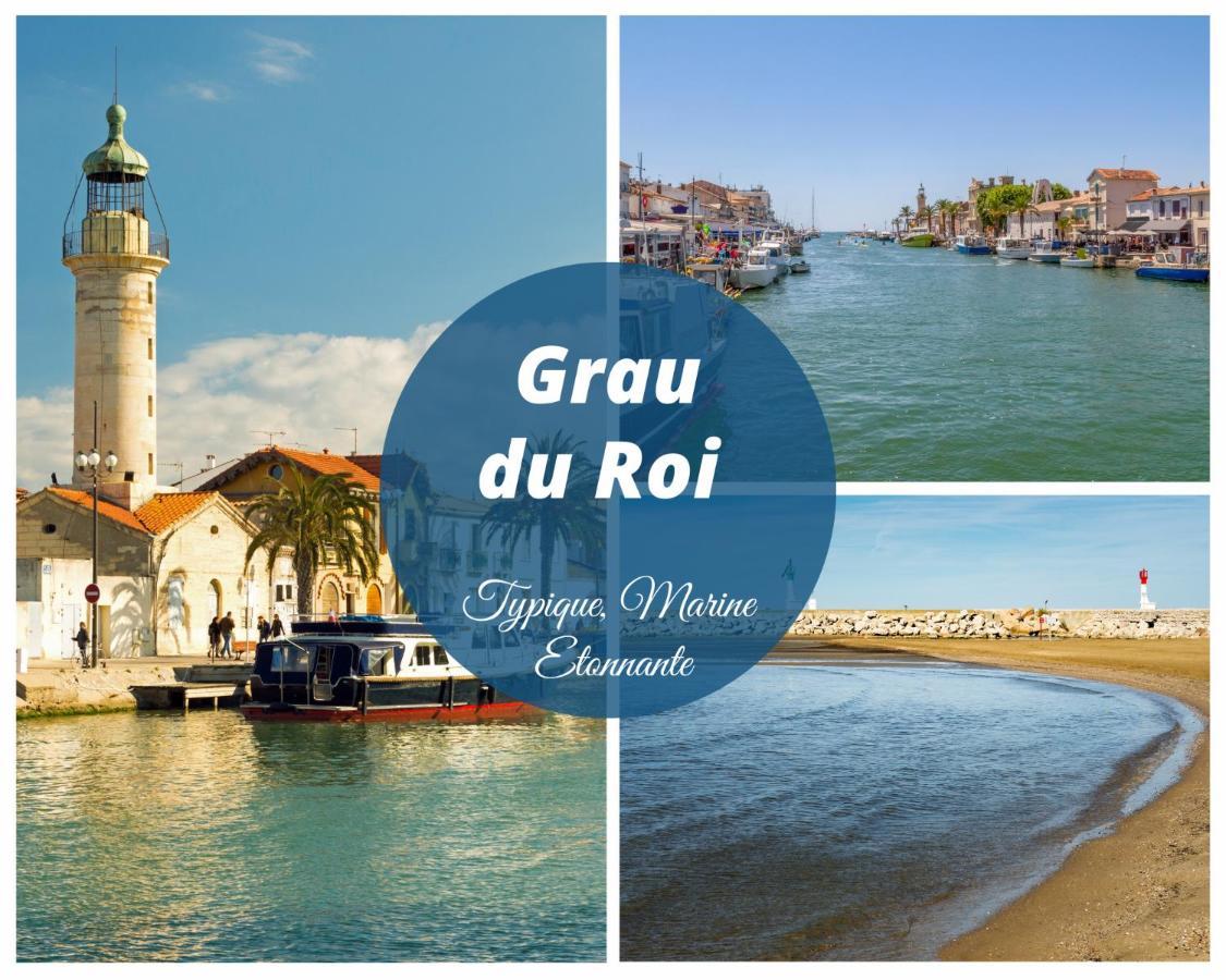 לה-גרו-דו-רואה Reves Ensables * Clim * Proche Mer * Terrasse * Port Camargue מראה חיצוני תמונה